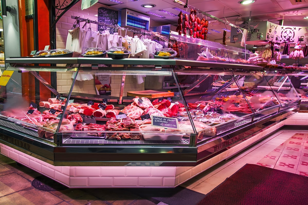 What are the features and prices of Meat Cabinets?